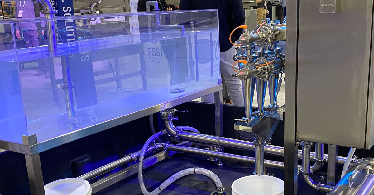 Safe Foods Vorclone non-chemical intervention for food processing plants